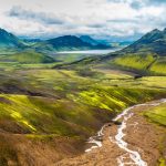 Laugavegur hiking trail, South Iceland in the highlands