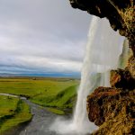 waterfalls in South coast Iceland