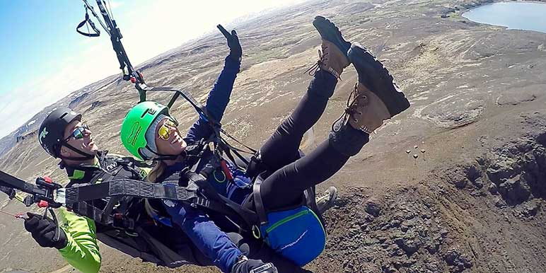 Paragliding In Iceland